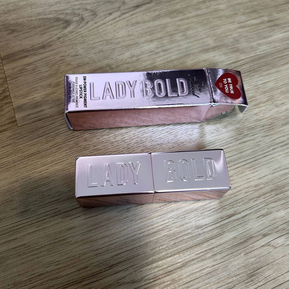 New Too Faced Lady Bold Em-Power Pigment Lipstick Be True To You 09 Makeup